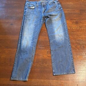 American Eagle Outfitters Men's Straight Blue Jeans